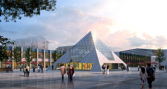 鞍山金字塔网架