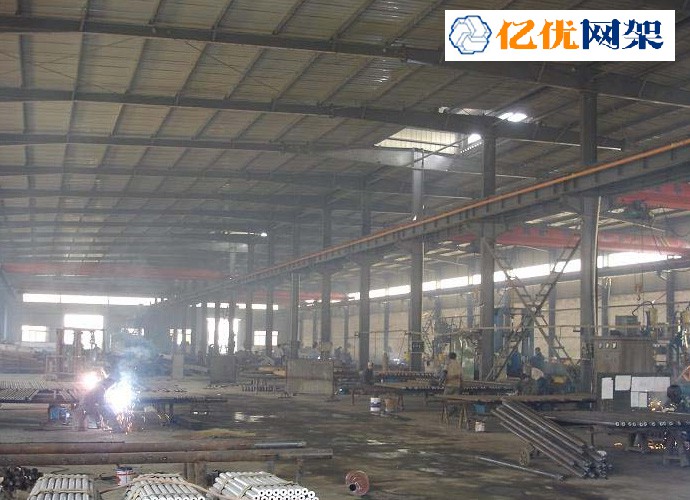 鞍山网架生产车间